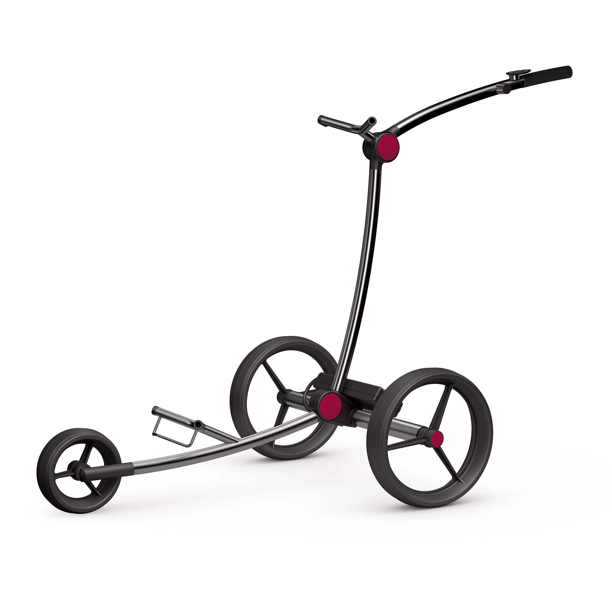 GolfQaunt Titan Caddy 2e vorne Brandrot