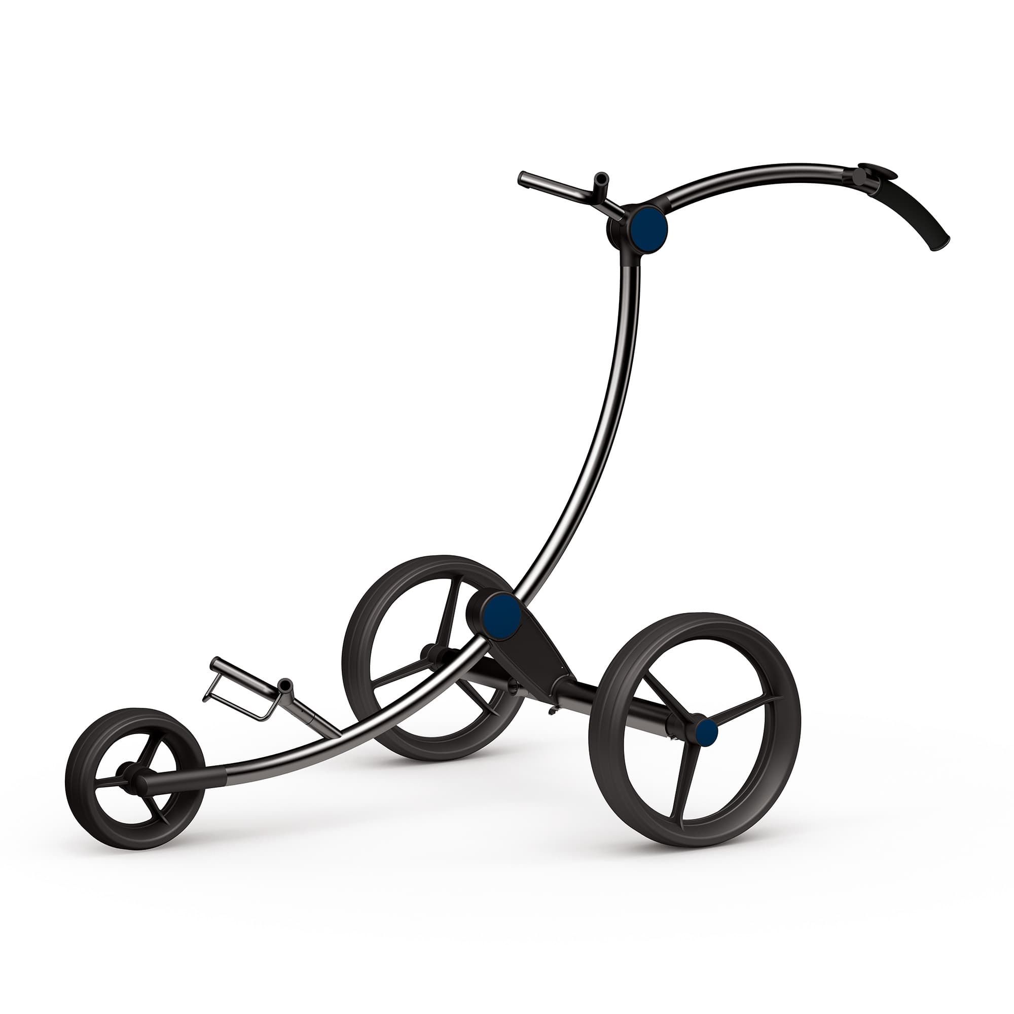 GolfQuant Titan Caddy 3e vorne Marineblau